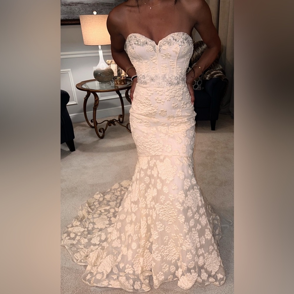 Amsale-aida silk Wedding Dress